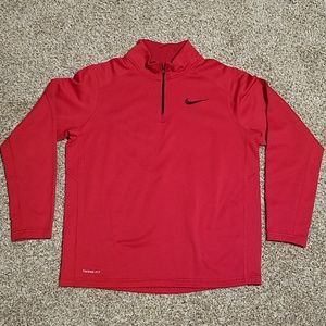 Nike Therma-Fit Red 1/4 Zip
